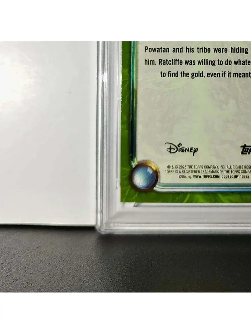 Governor Ratcliffe 2025 Topps Disney Wonder #179 Card Pocahontas PSA 8